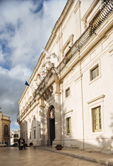 Puglia Prints: Exterior of Palazzo Ducale, Centro Storico, Martina Franca, Puglia, Italy, Europe