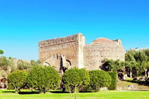 Ancient Rome Prints: Exterior of Philosophers Hall, Hadrian's Villa