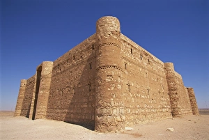 Omayyad Prints: Exterior of Qasr al-Harana