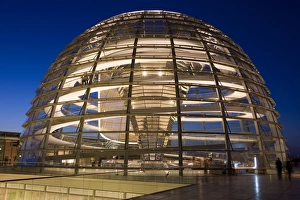 Reichstag Prints: Exterior of Reichstag (Parliament building) dome