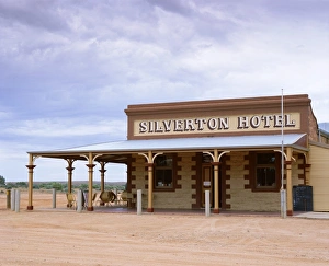 Outback Prints: Exterior of Silverton Hotel, New South Wales, Australia, Pacific