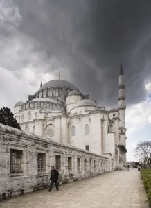 Islamist Prints: Exterior of Suleymaniye Mosque, UNESCO World Heritage Site, Istanbul, Turkey, Europe