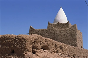 Draa Valley Prints: Exterior of the tomb of Marabout Sidi Brahim
