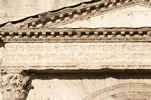 Verona Prints: External facade of Porta Borsari dating from 50 BC