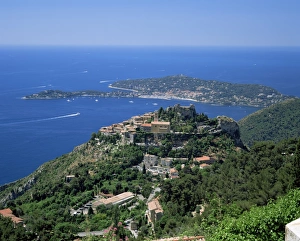 Eze and St. Jean-Cap-Ferrat, Cote d Azur, Provence, France, Mediterranean, Europe