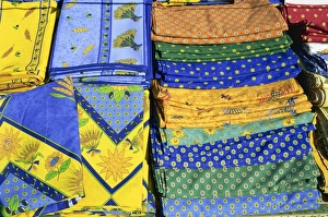 Fabric of Provence, Arles, Bouches du Rhone, Provence, France, Europe