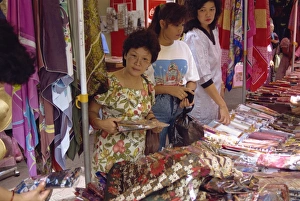 George Town Prints: Fabric stall