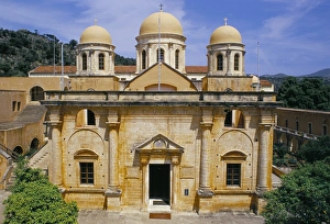 Facade of the 17th century Venetian built Christian