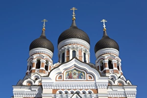 Cupola Prints: Facade of the Alexander Nevsky Church, Tallinn, Estonia, Europe