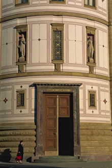 Slovak Republic Prints: Facade and entrance to the Slovak National Bank