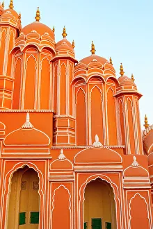 Rajput Prints: The Facade of the Hawa Mahal (Palace of The Winds)