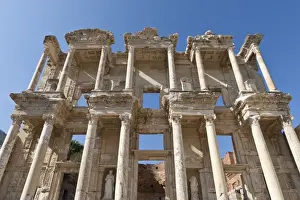 Kusadasi Prints: Facade of the Library of Celsus