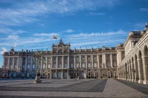 Madrid Prints: Facade of Palacio Real (Royal Palace), Madrid, Spain