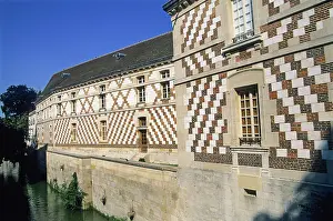Marne Prints: Facade of the former Saint Mary Convent on the Mau river bank