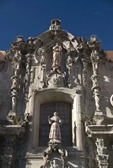 Front facade of the Temple of San Diego, Guanajuato city, UNESCO World Heritage Site