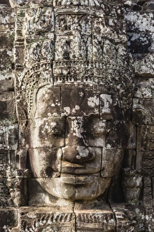 Face towers in Bayon Temple in Angkor Thom, Angkor, UNESCO World Heritage Site, Siem Reap Province, Cambodia, Indochina, Southeast Asia, Asia
