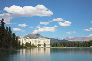 Luxury Prints: The Fairmont Chateau Lake Louise Hotel, Lake Louise, Banff National Park