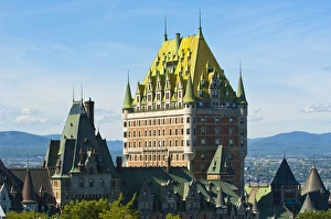 Quebec Prints: Fairmont Le Chateau Frontenac Hotel, Quebec City, Quebec, Canada, North America