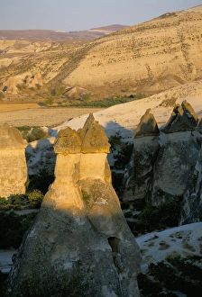 Arid Landscape Prints: Fairy chimney rock formations