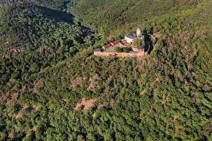 Saxony Anhalt Prints: Falkenstein Castle, Harz, Saxony-Anhalt, Germany, Europe