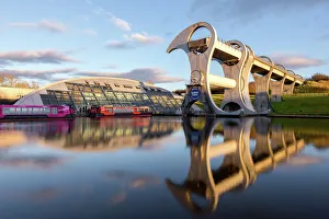 Innovation Prints: The Falkirk Wheel, Stirlingshire, Scotland, United Kingdom, Europe