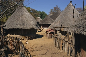 Zimbabwe Prints: Falls craft village, Victoria Falls, Zimbabwe, Africa