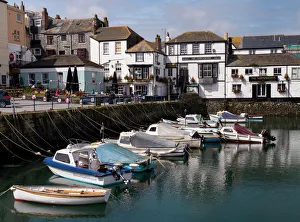 Townscape Prints: Falmouth harbour, Falmouth, Cornwall, England, United Kingdom, Europe