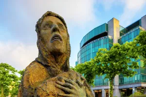 Identity Prints: The Famine Memorial, Dublin, Republic of Ireland, Europe