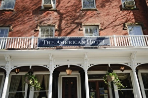 Hotels Prints: The famous American Hotel, Sag Harbor, The Hamptons, Long Island, New York State