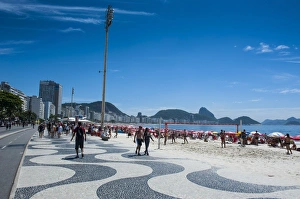 Copacabana Prints: Famous Copacabana, Rio de Janeiro, Brazil, South America