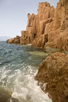 The famous red rocks of Arbatax, Sardinia, Italy, Mediterranean, Europe