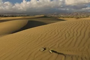 Images Dated 27th December 2008: Famous sand dunes of Maspalomas, Gran Canaria, Canary Islands, Spain, Europe
