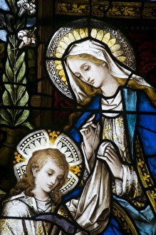 Famous stained glass windows by Harry Clarke, Diseart Institute of Education