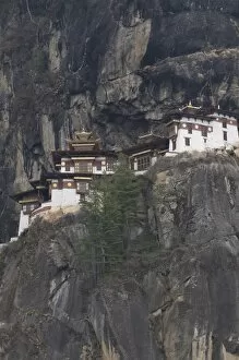 Images Dated 11th April 2009: The famous Taktshang Goempa (Tigers Nest Monastery), Bhutan, Asia