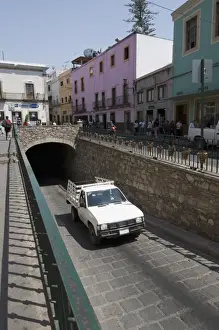 Motoring Prints: Famous tunnels of Guanajuato, a UNESCO World Heritage Site, Guanajuato State
