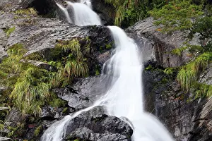 Hike Prints: Fantail Falls near Wanaka, South Island, New Zealand