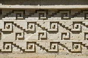 Fantastic geometric stone carving