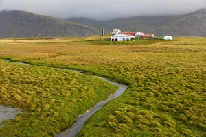 Hofn Prints: Farm near Hofn, Iceland, Polar Regions