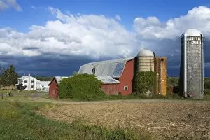 Images Dated 12th September 2007: Farm near Leichester, Greater Rochester Area, New York State, United States of America