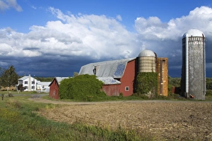 Images Dated 12th September 2007: Farm near Leichester, Greater Rochester Area, New York State, United States of America