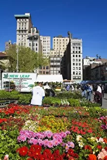 Images Dated 10th May 2007: Farmers Market in Union Square, Midtown Manhattan, New York City, New York