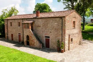 Arezzo Prints: Farmhouse in Medici Fortress, Arezzo, Tuscany, Italy