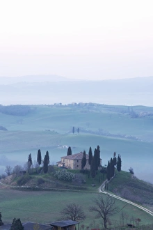 Val Dorcia Prints: Farmhouse near San Quirico