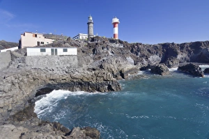 La Palma Prints: Faro de Fuencaliente lighthouses, Punta de Fuencaliente, La Palma, Canary Islands