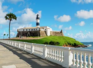 Safety Prints: Farol da Barra, lighthouse, Salvador, State of Bahia, Brazil, South America