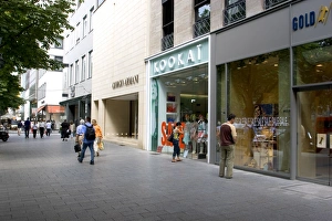 Dusseldorf Prints: Fashion shops on Konigsallee street