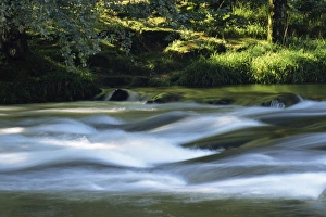 Snowdonia Prints: Fast flowing river over rocks in Snowdonia