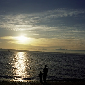 Relation Prints: Father and son fish from Golden Gardens Park