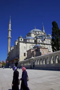 Traditionally Turkish Prints: Fatih Mosque, Istanbul, Turkey, Europe