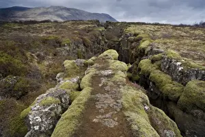 Separation Prints: Fault in the landscape caused by continental drift between North American
